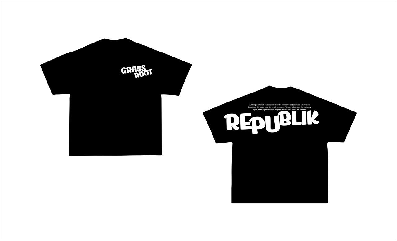  Black Raw Republik Tee